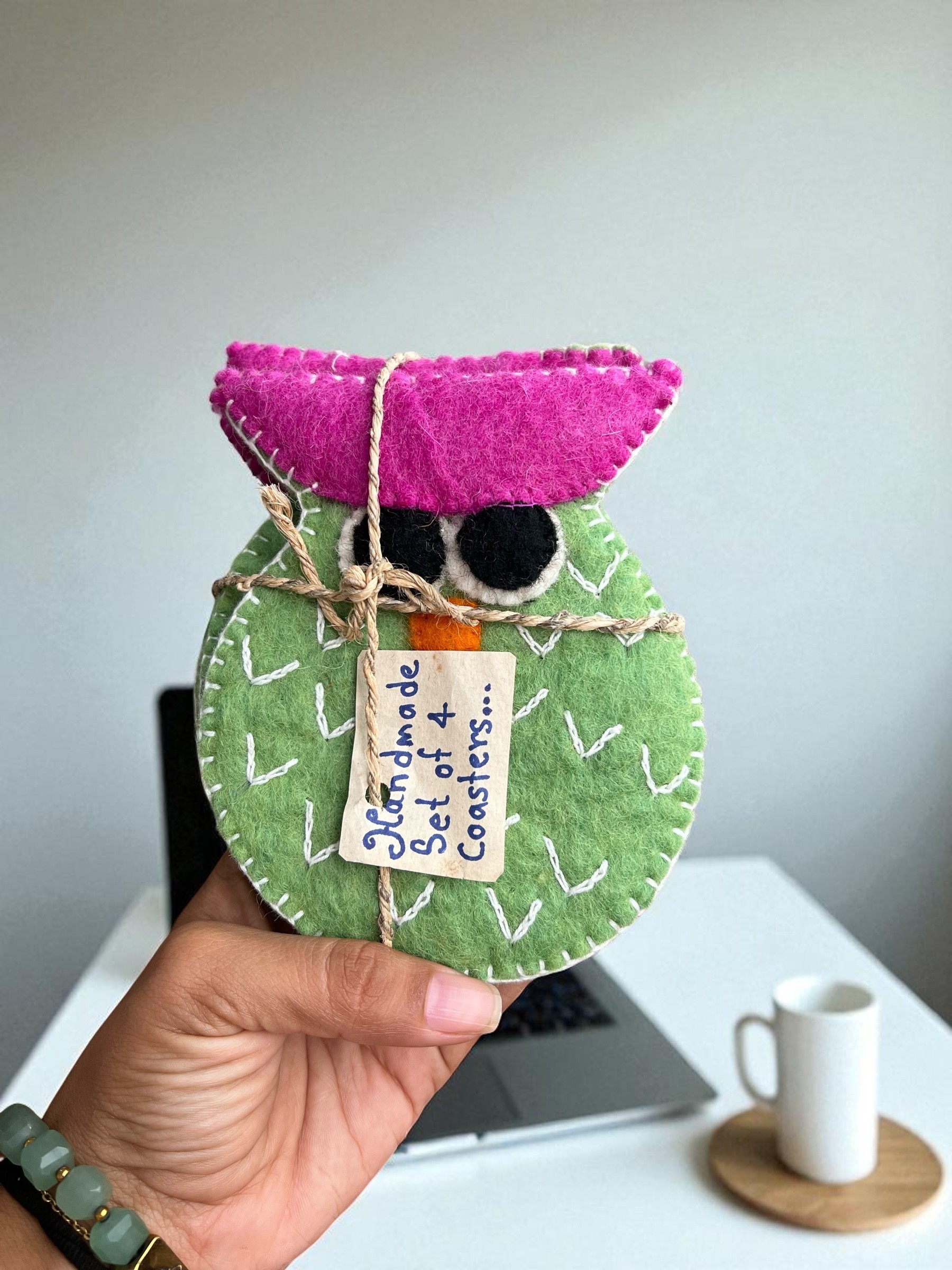 Owl Tea Coaster - Krafther Kreations