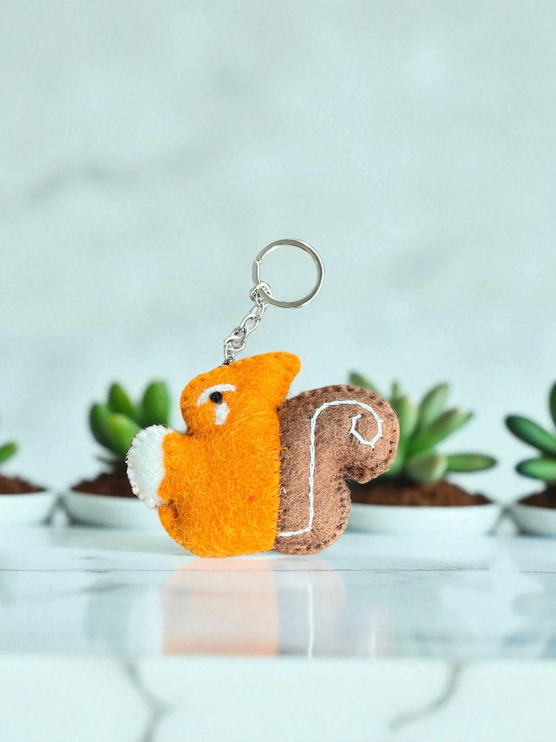 Squirrel Keyring - Krafther Kreations